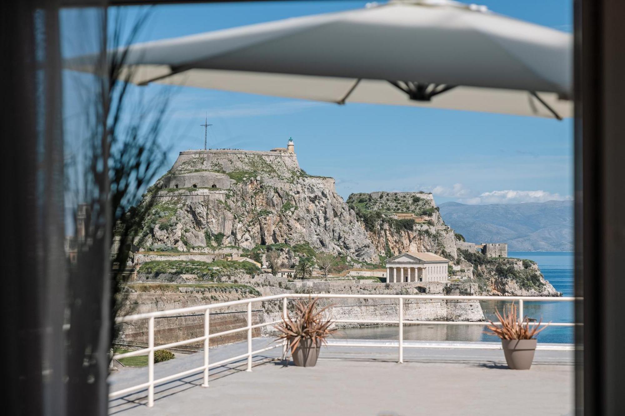 Old Fortress View Roof Top Apartment By Konnect Corfu  Buitenkant foto