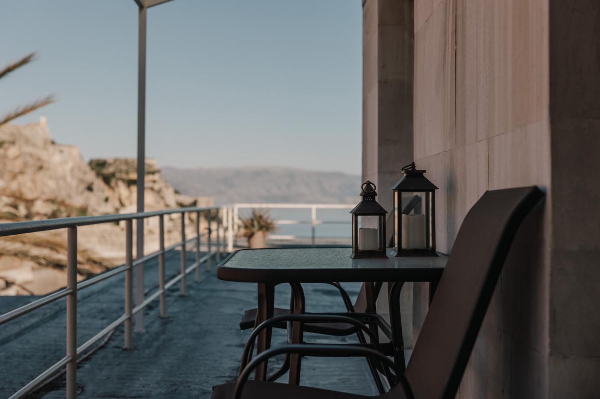 Old Fortress View Roof Top Apartment By Konnect Corfu  Buitenkant foto