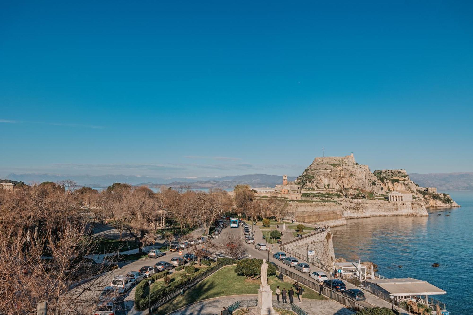 Old Fortress View Roof Top Apartment By Konnect Corfu  Buitenkant foto
