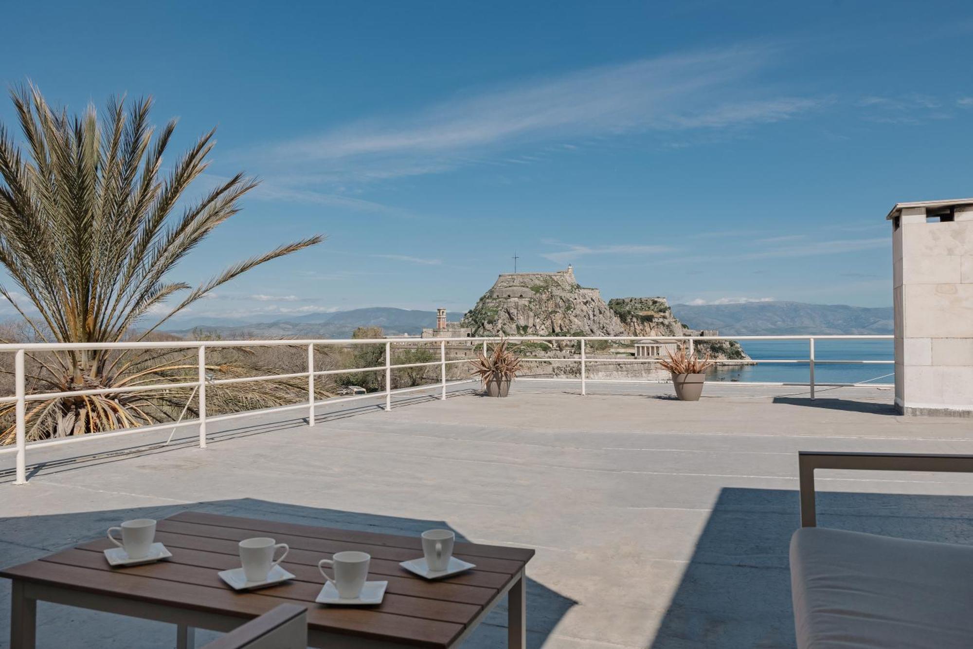 Old Fortress View Roof Top Apartment By Konnect Corfu  Buitenkant foto