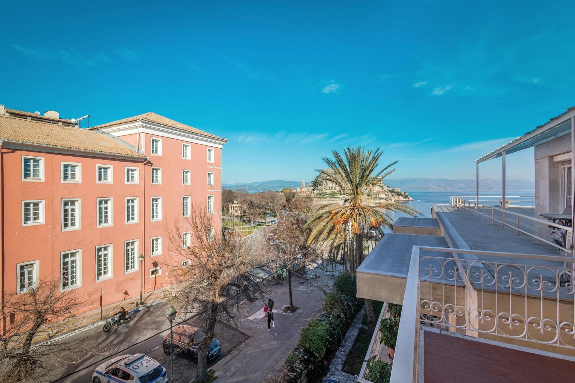 Old Fortress View Roof Top Apartment By Konnect Corfu  Buitenkant foto