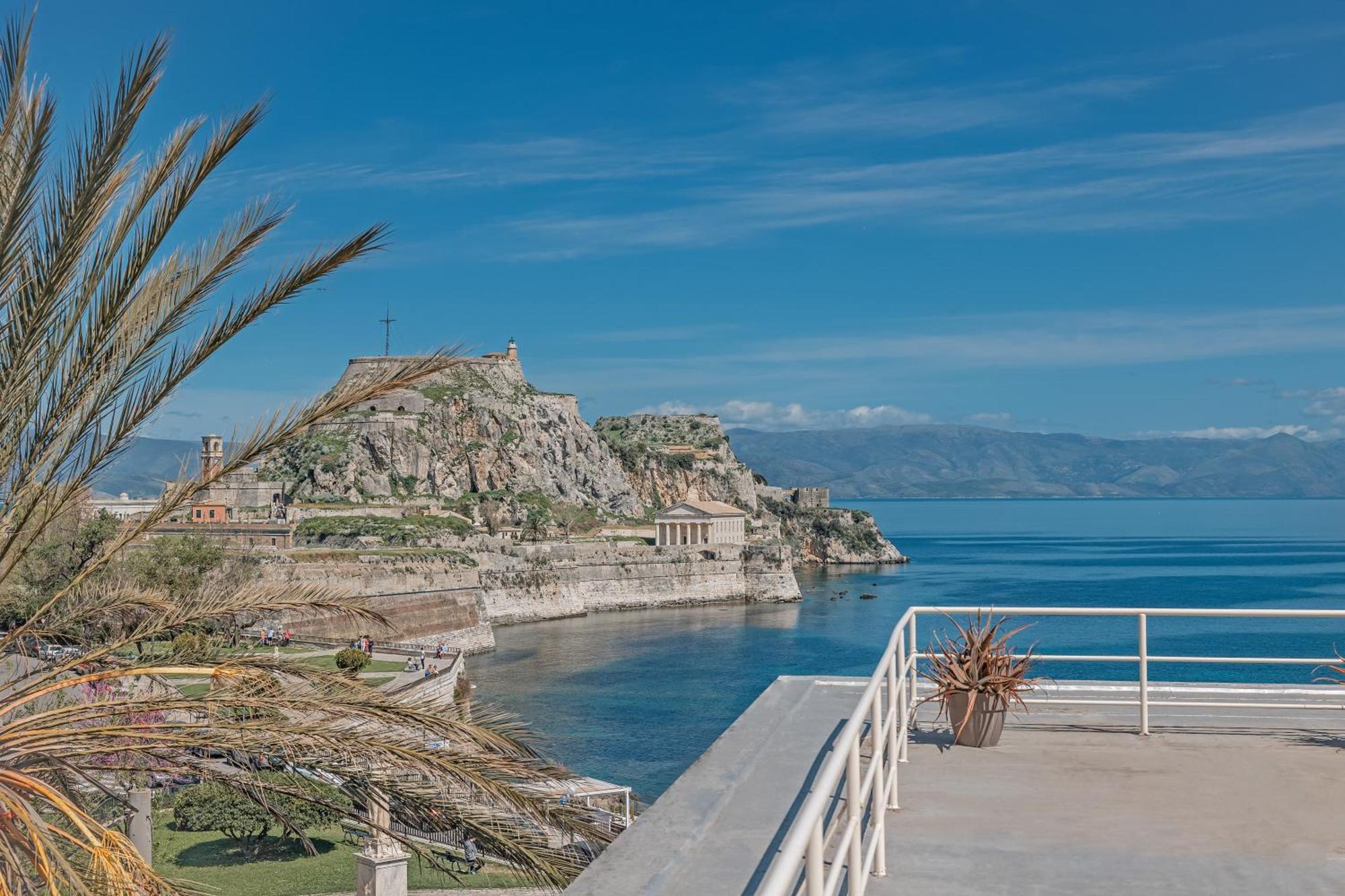 Old Fortress View Roof Top Apartment By Konnect Corfu  Buitenkant foto